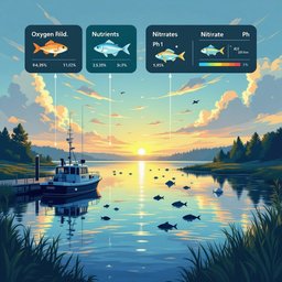 Monitor pollution causing fish die-offs