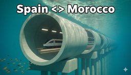 High-speed rail tunnel: Europe to Africa