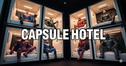 Men-only capsule hotel in Copenhagen