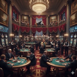 White House casino solves the debt crisis
