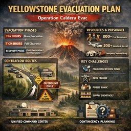Yellowstone volcano evacuation
